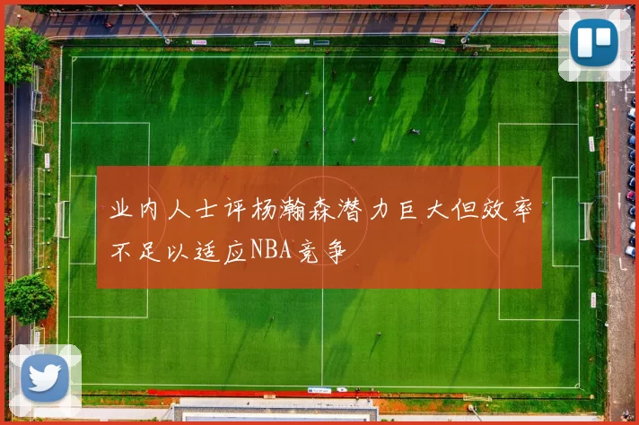 业内人士评杨瀚森潜力巨大但效率不足以适应NBA竞争
